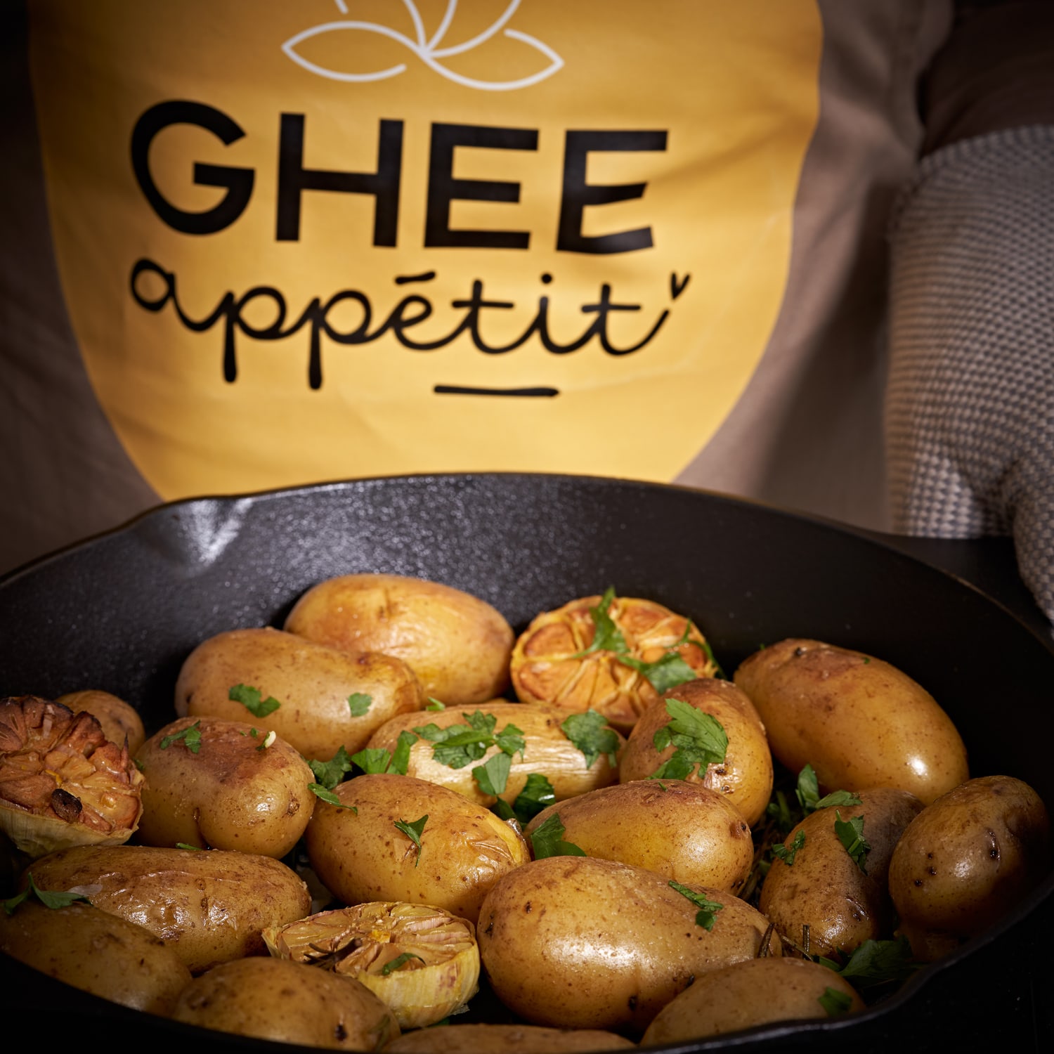 Golden Roast Potatoes Ghee Appetit